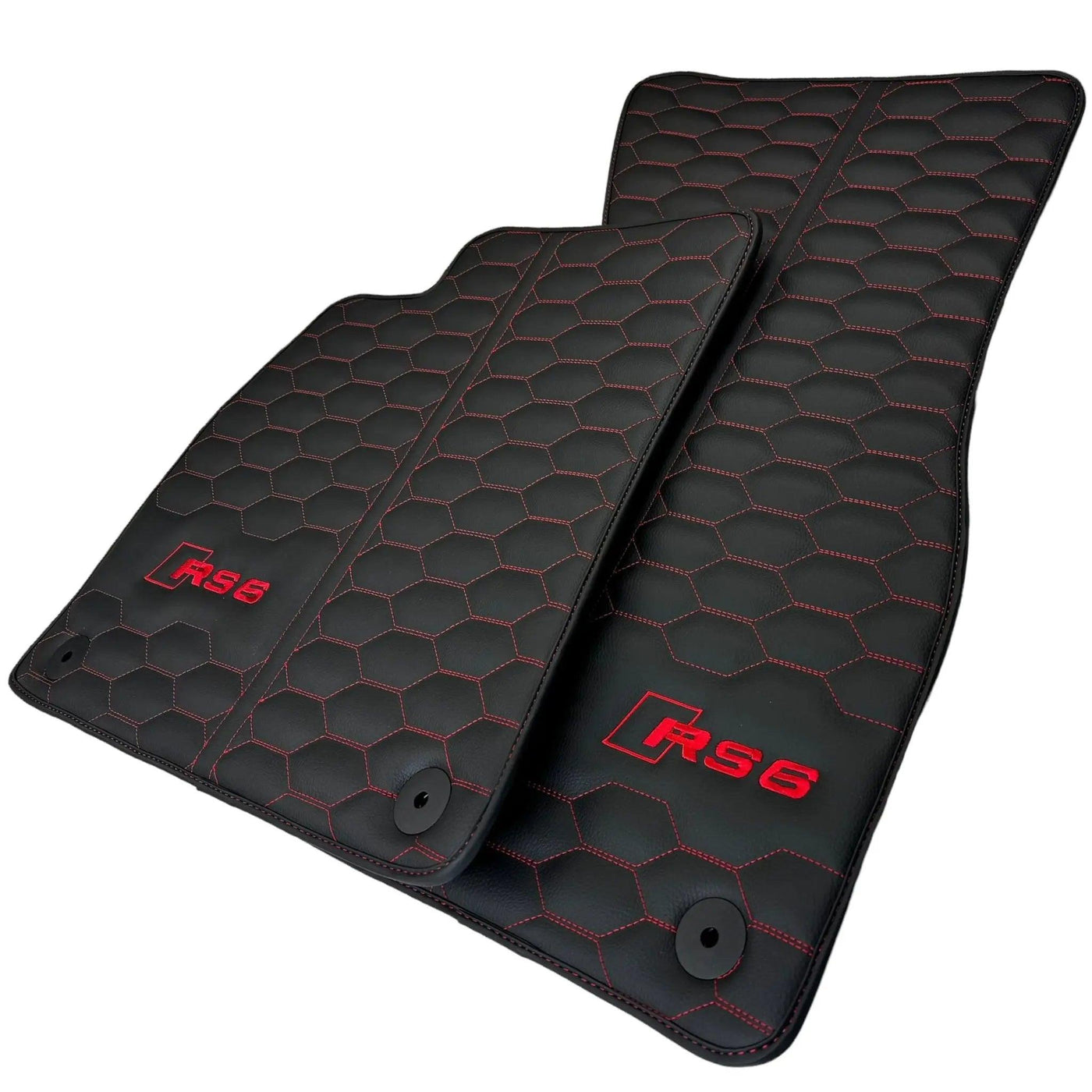 Leather Floor Mats for Audi RS6 - AutoWin