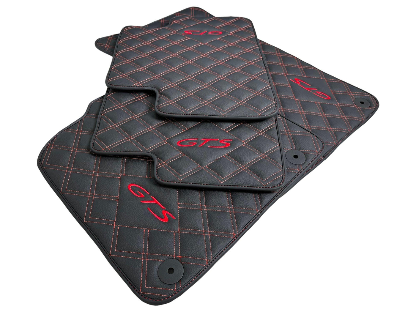 Leather Floor Mats for Porsche Taycan (2019-2023) - AutoWin