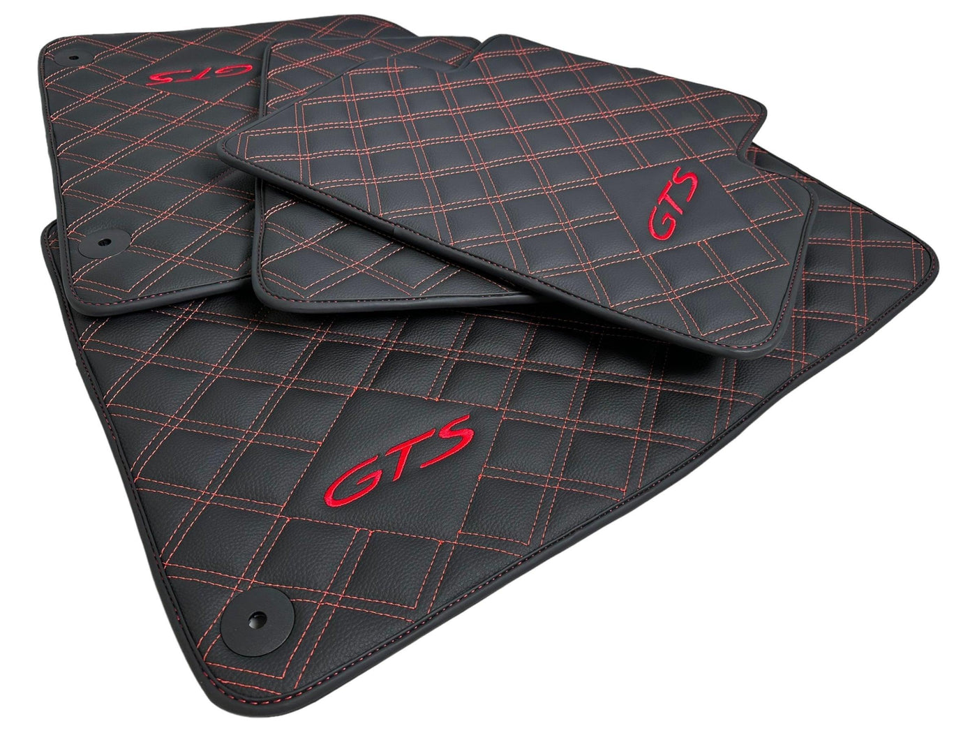 Leather Floor Mats for Porsche Taycan (2019-2023) - AutoWin