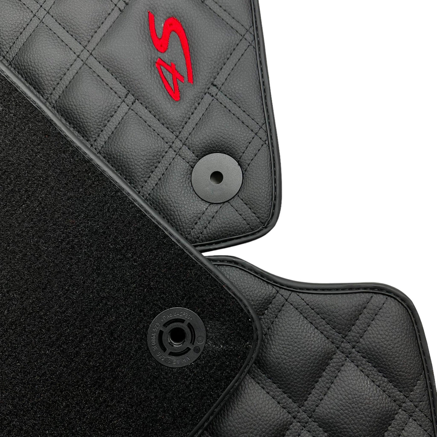 Leather Floor Mats For Porsche Taycan 4S (2019-2023) - AutoWin