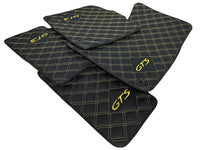 Leather Floor Mats for Porsche Taycan GTS (2019-2023) - AutoWin