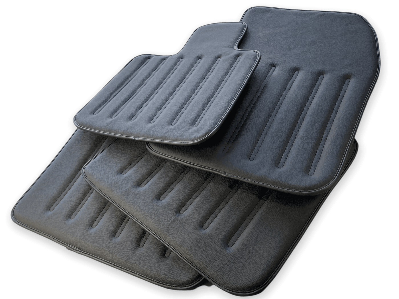 Leather Floor Mats For Rolls Royce Spectre (2023-2024) Black - AutoWin