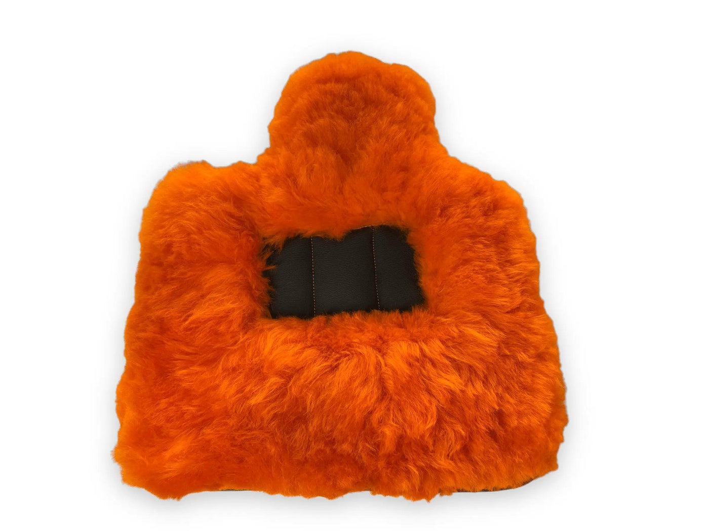 Orange Sheepskin Floor Mats For Bentley Flying Spur (2005-2013) Er56 Design Brand - AutoWin