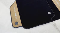 Black Floor Mats for Ferrari 488 GTB (2015-2022) with Cuoio Nappa Leather