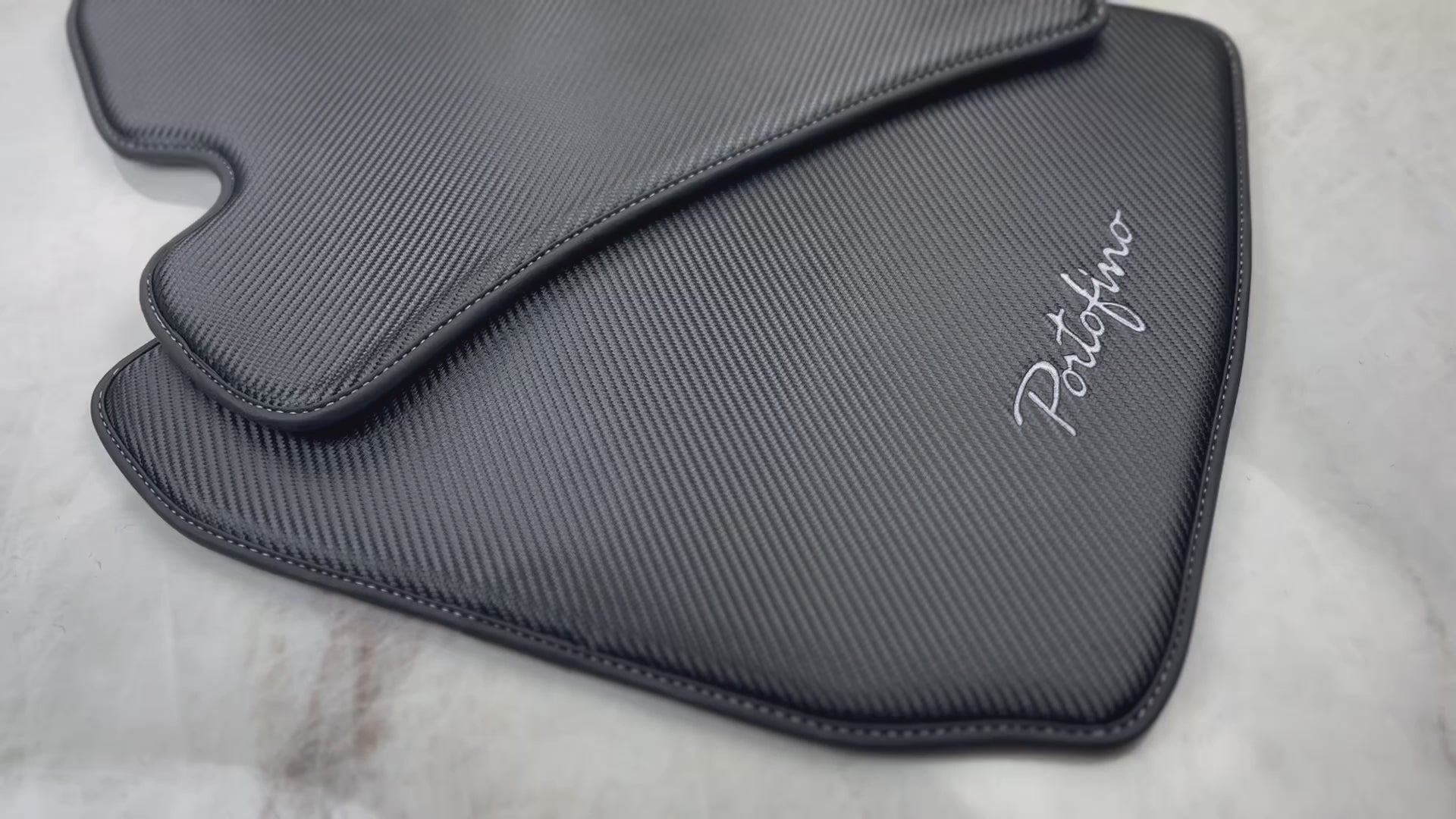 حصائر سيارات من الجلد وألياف الكربون لفيراري بورتوفينو (2018-2023) - AutoWin