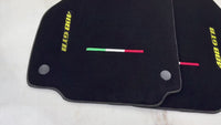 Tapis de voiture pour Ferrari 488 GTB (2015-2022) Édition Italienne | Bord Noir