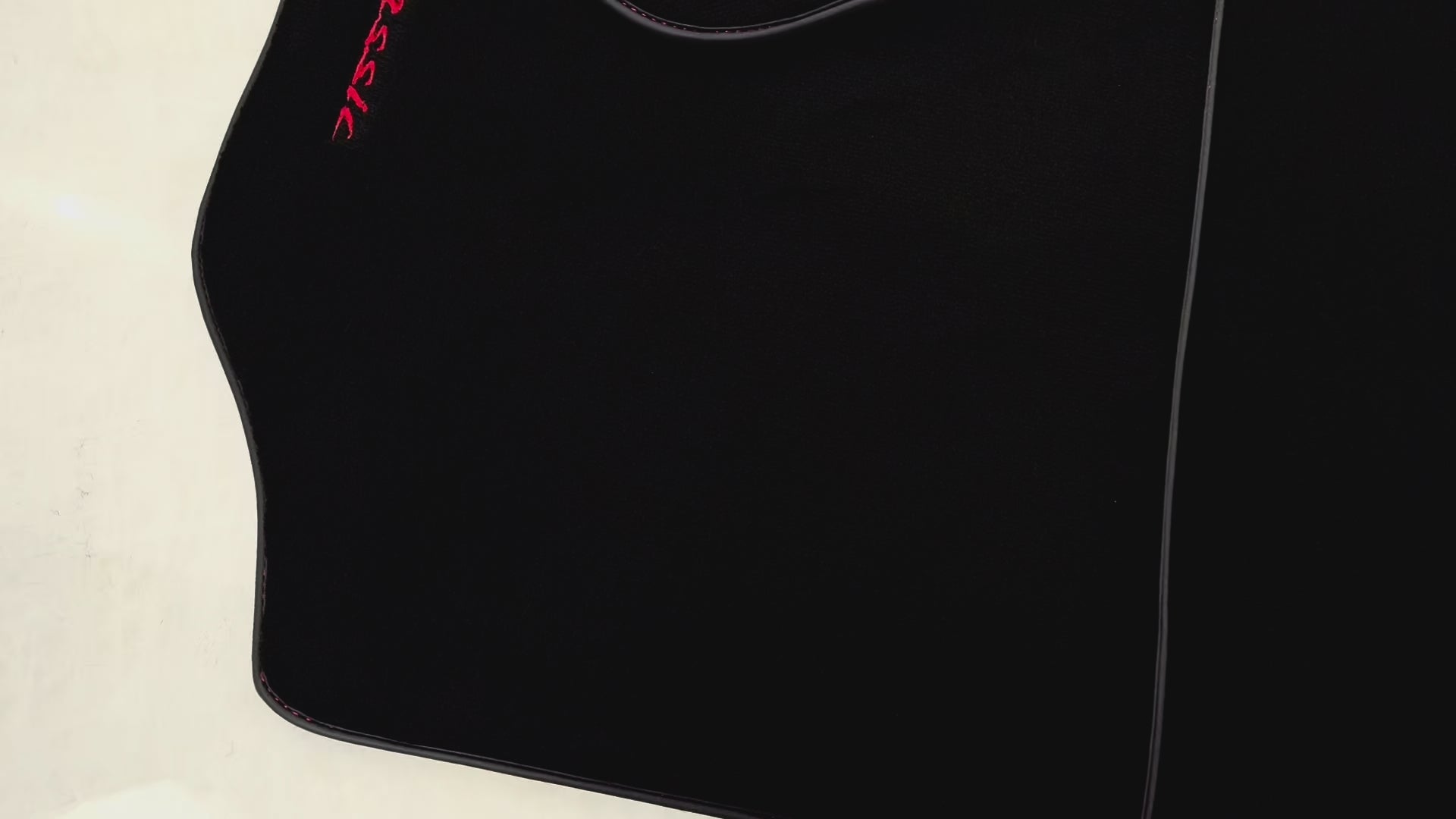 Black Floor Mats for Porsche Classic 911 1963-1989 | Red Edition - AutoWin