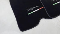 Black Floor Mats for Ferrari California (2008-2014) | Right Hand Drive