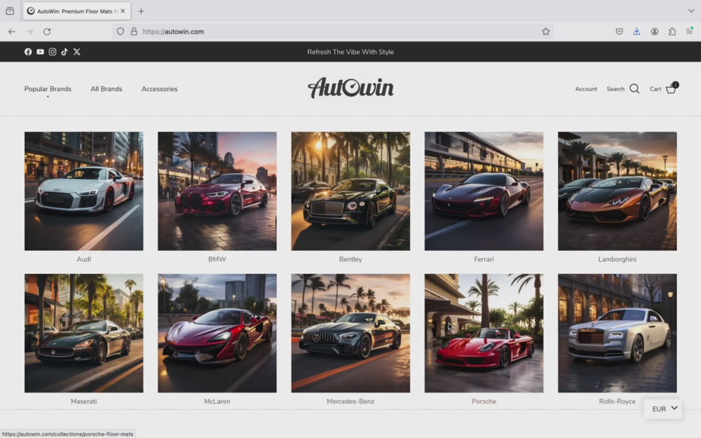 قم بتخصيص سجادات أرضية بورش الخاصة بك