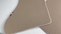 Beige Floor Mats for Ferrari Mondial Convertible (1983-1993) Italian Edition
