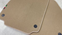 Beige Floor Mats for Ferrari 488 GT2 (2016-2022) | Italian Edition