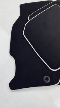 Black Floor Mats For Honda Accord (1990-1993)