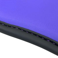 Purple Leather Black Floor Mats for Lamborghini Aventador | Black Trim - AutoWin