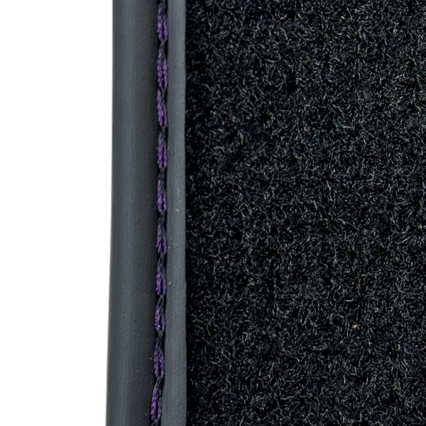 Purple Leather Black Floor Mats for Lamborghini Aventador | Black Trim - AutoWin