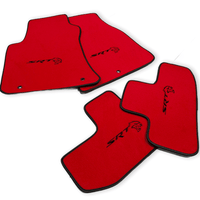 Red Floor Mats For Dodge Charger SRT 2015-2024 - AutoWin