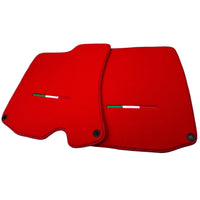 Red Floor Mats For Ferrari Portofino (2018-2023) Italian Edition - AutoWin
