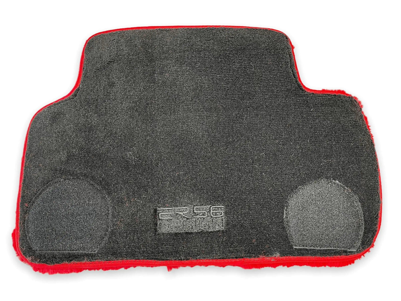 Red Sheepskin Floor Mats For Bentley Flying Spur (2005-2013) Er56 Design Brand - AutoWin