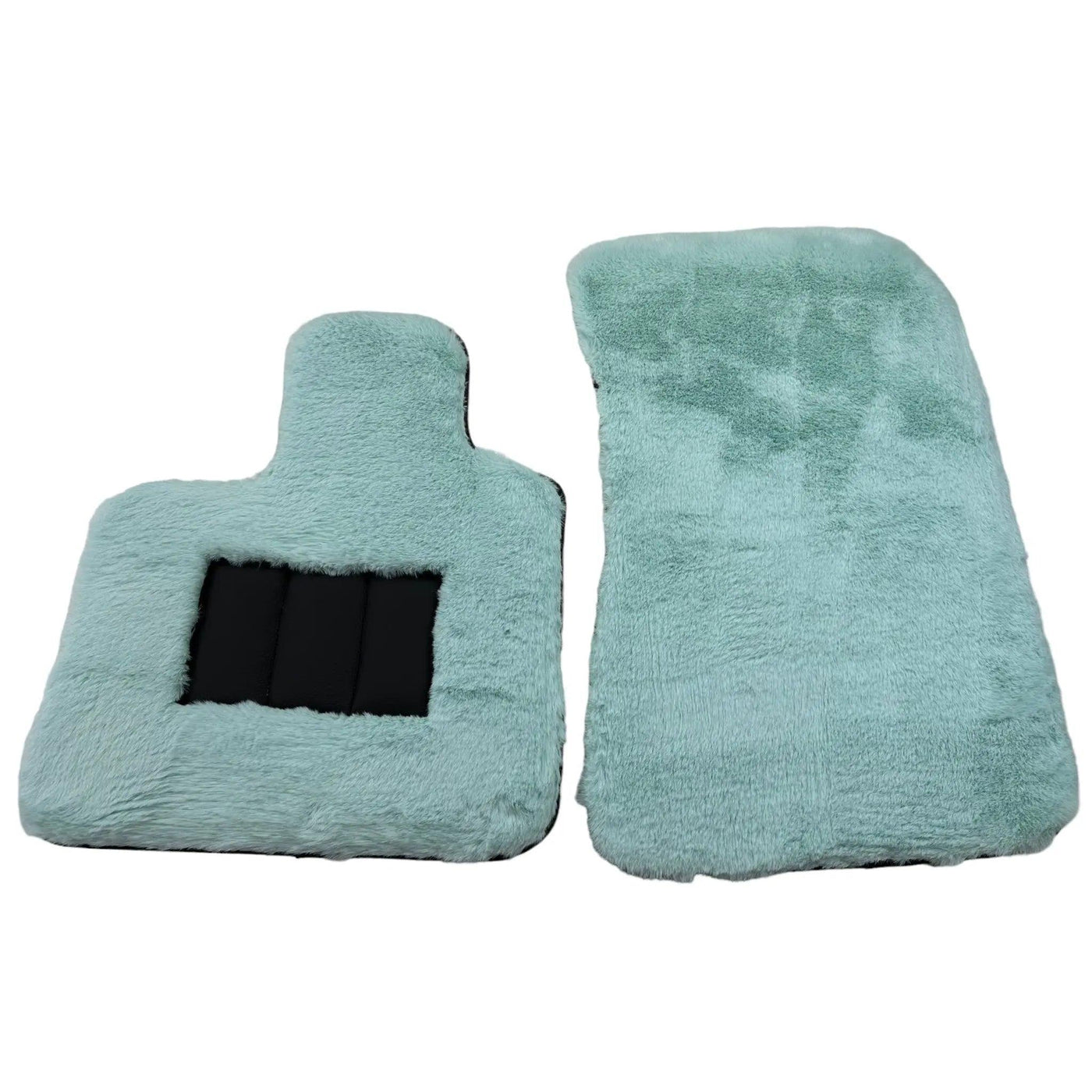 Tiffany Blue Sheepskin Floor Mats For Rolls Royce Spectre (2023-2024) ER56 Design Brand - AutoWin