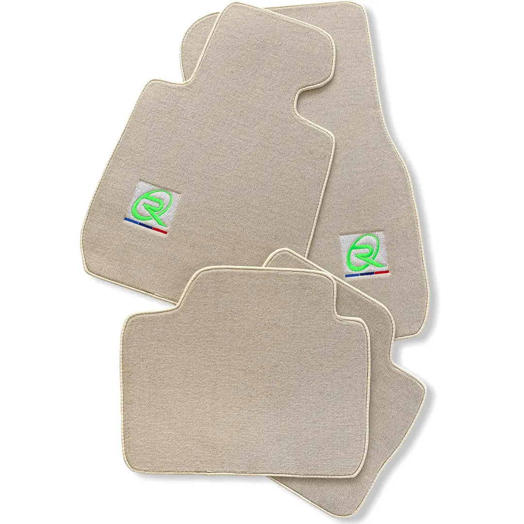 Beige Floor Mats For BMW 4 Series F36 Gran Coupe Tailored Set Perfect Fit - AutoWin