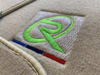 Beige Floor Mats For BMW X3 Series G01 Tailored Set Perfect Fit Green - AutoWin