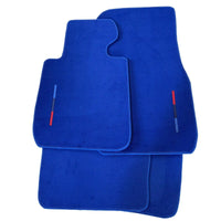 Blue Floor Mats For BMW M8 Series Gran Coupe F93 With M Package - AutoWin