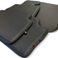 Floor Mats For BMW 5 Series G30 Autowin Brand Carbon Fiber Leather - AutoWin