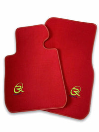 Red Floor Mats For BMW X3 Series G01 ROVBUT Brand Tailored Set Perfect Fit Green SNIP Collection - AutoWin