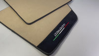 Tappetini beige per Lamborghini Diablo 1990-2001 in pelle Alcantara