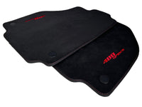 Alcantara Floor Mats for Ferrari 488 Spider 2016-2022 Red Sewing - AutoWin