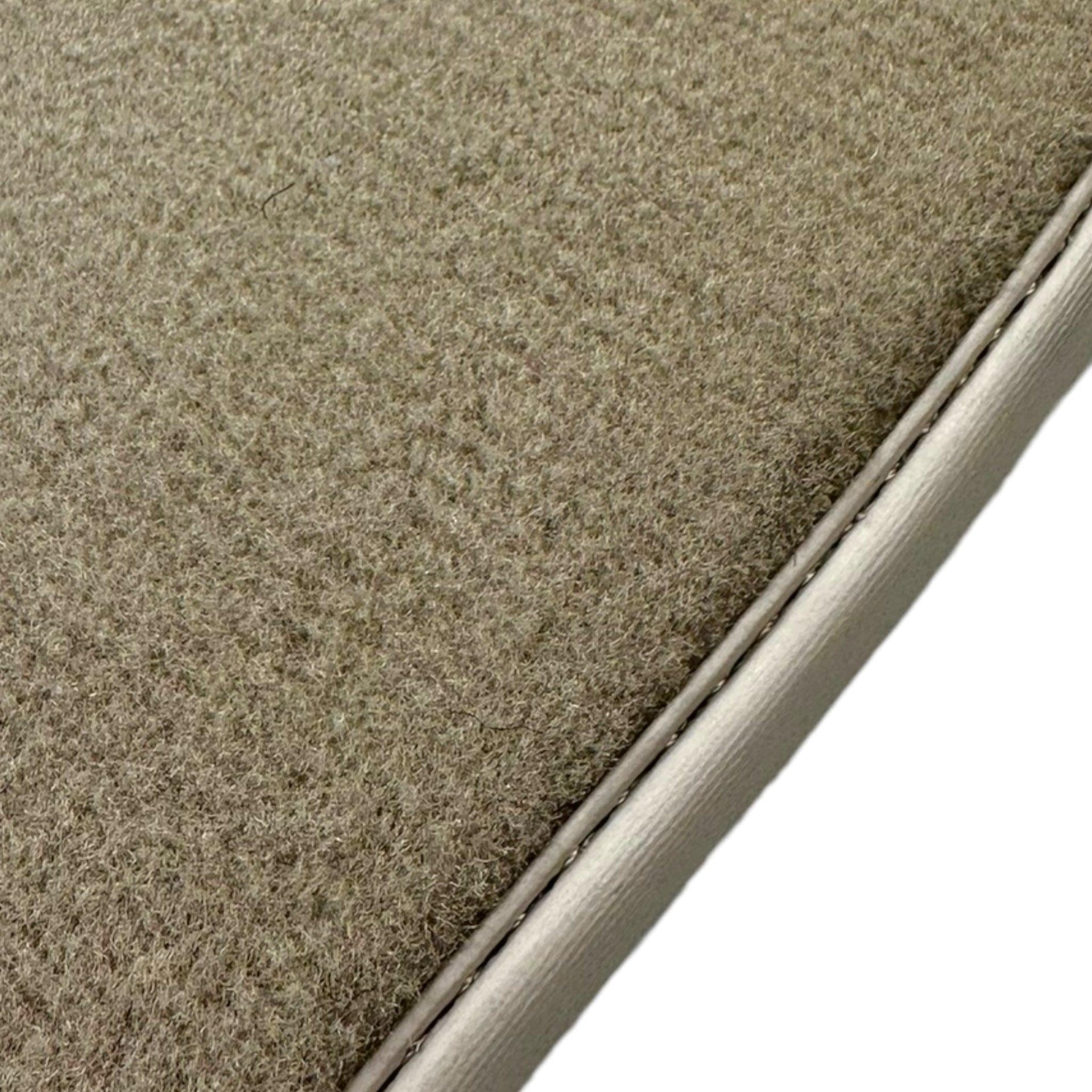 Beige Floor Mats for Bentley Flying Spur (2013-2019) with Leather - AutoWin