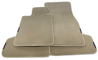 Beige Floor Mats For BMW 1 Series E81 With M Package - AutoWin