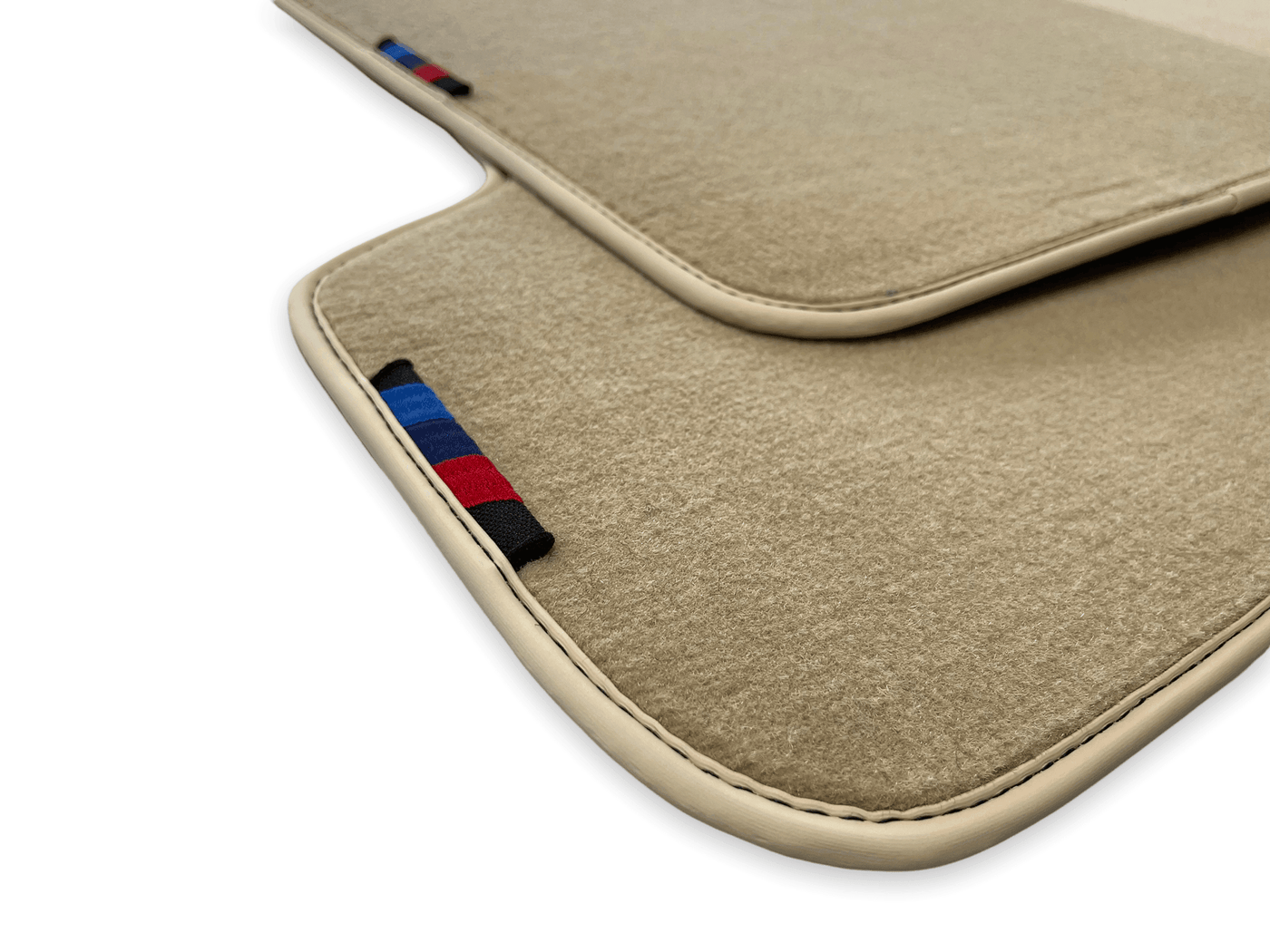 Beige Floor Mats For BMW 1 Series E82 With M Package - AutoWin