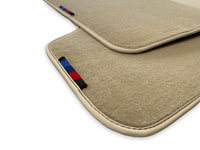 Beige Floor Mats For BMW 6 Series F12 With M Package AutoWin Brand - AutoWin