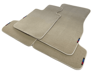 Beige Floor Mats For BMW X3 Series F25 With M Package - AutoWin