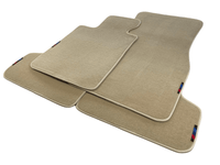 Beige Floor Mats For BMW X5 Series E53 With M Package - AutoWin