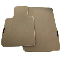 Beige Floor Mats For BMW Z4 Series E85 Convertible (2003-2008) With M Package - AutoWin