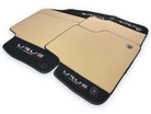 Beige Floor Mats For Lamborghini Urus With Alcantara Leather - AutoWin