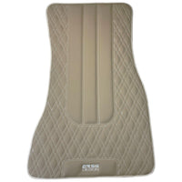 Beige Leather Floor Mats For BMW 5 Series E28 Sedan - AutoWin