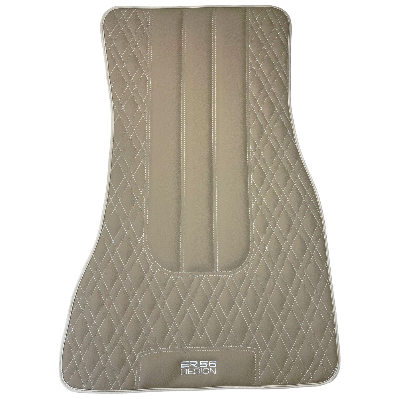 Beige Leather Floor Mats For BMW 6 Series E24 Coupe - AutoWin
