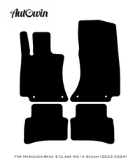 Beige Leather Floor Mats For Mercedes Benz E-Class W214 Sedan (2023-2024) | ER56 Design - AutoWin