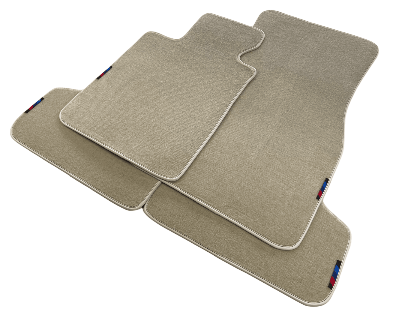 Beige Mats For BMW M6 E63 Coupe With M Package - AutoWin