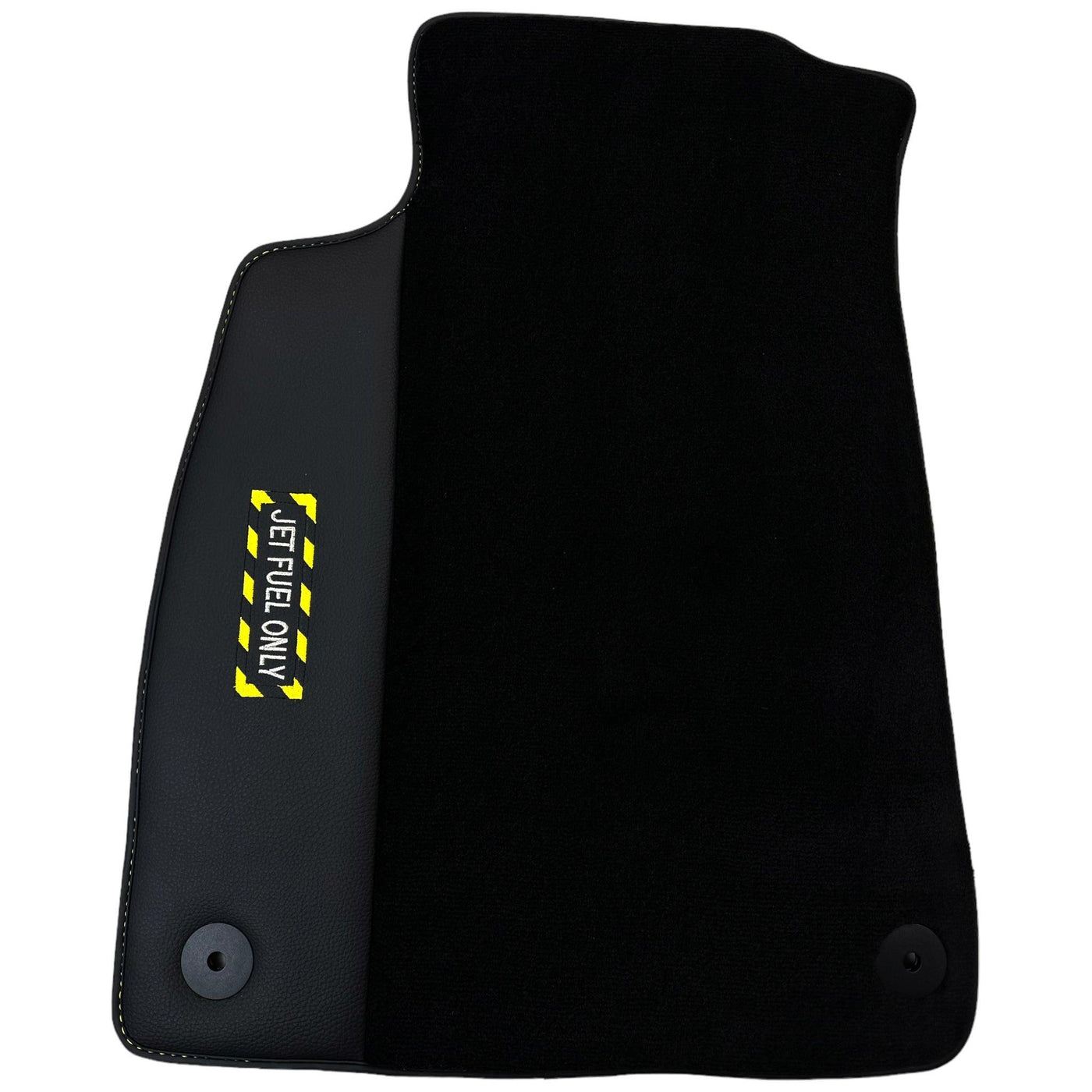 Black Floor Mats for A6 - C8 Avant (2018-2023) | Fighter Jet Edition - AutoWin