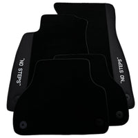 Black Floor Mats for Audi A4 - B5 Facelift Avant (1999-2001) | No Steps - AutoWin