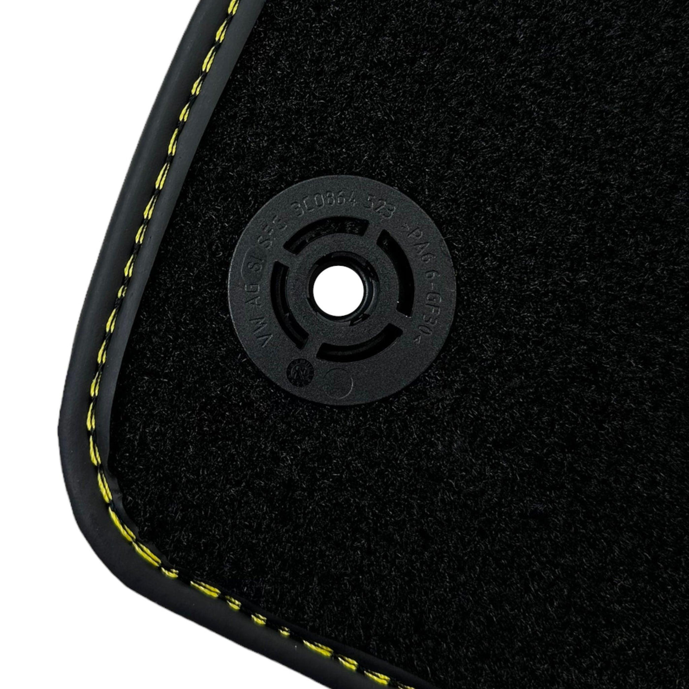 Black Floor Mats for Audi A4 - B7 Convertible (2006-2009) | Fighter Jet Edition - AutoWin