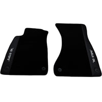 Black Floor Mats for Audi A5 - 8F7 Convertible (2009-2017) | No Steps - AutoWin