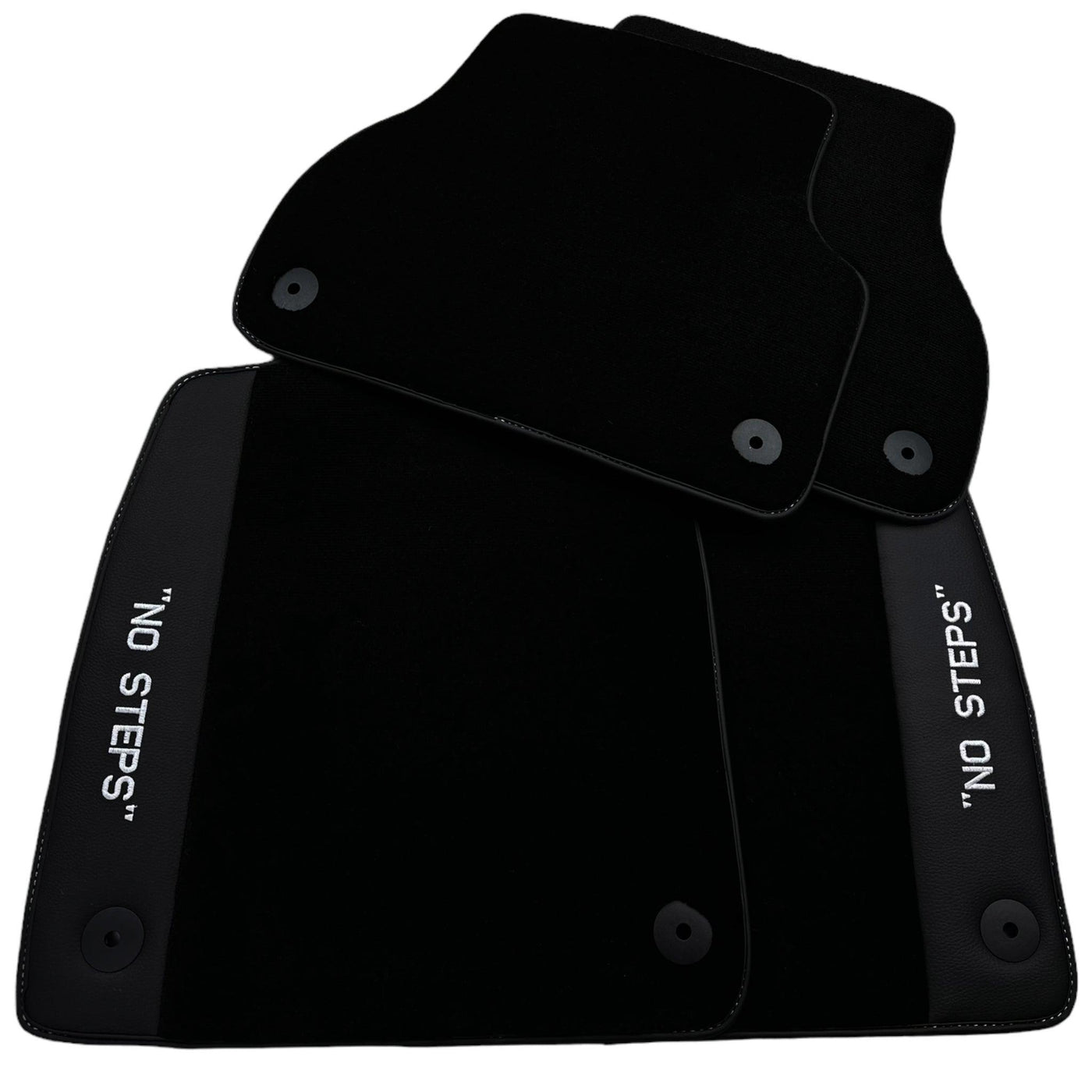 Black Floor Mats for Audi A5 - 8T3 Coupe (2007-2016) | No Steps - AutoWin