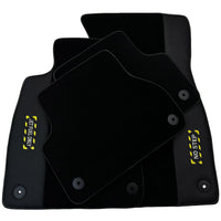 Black Floor Mats for Audi A5 - F53 Coupe (2016-2020) | Fighter Jet Edition - AutoWin