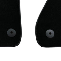 Black Floor Mats for Audi A6 - C6 Sedan Long (2004-2008) | No Steps - AutoWin