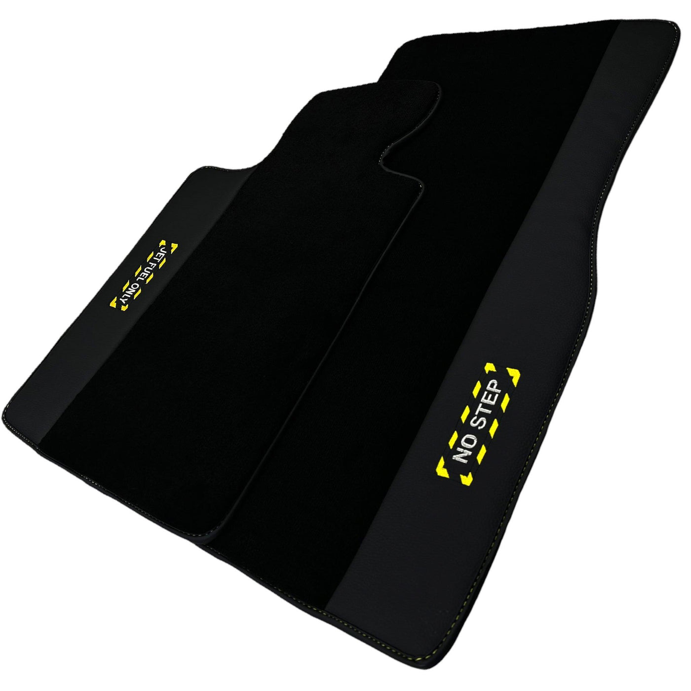 Black Floor Mats For BMW 1 Series E81 | Fighter Jet Edition - AutoWin