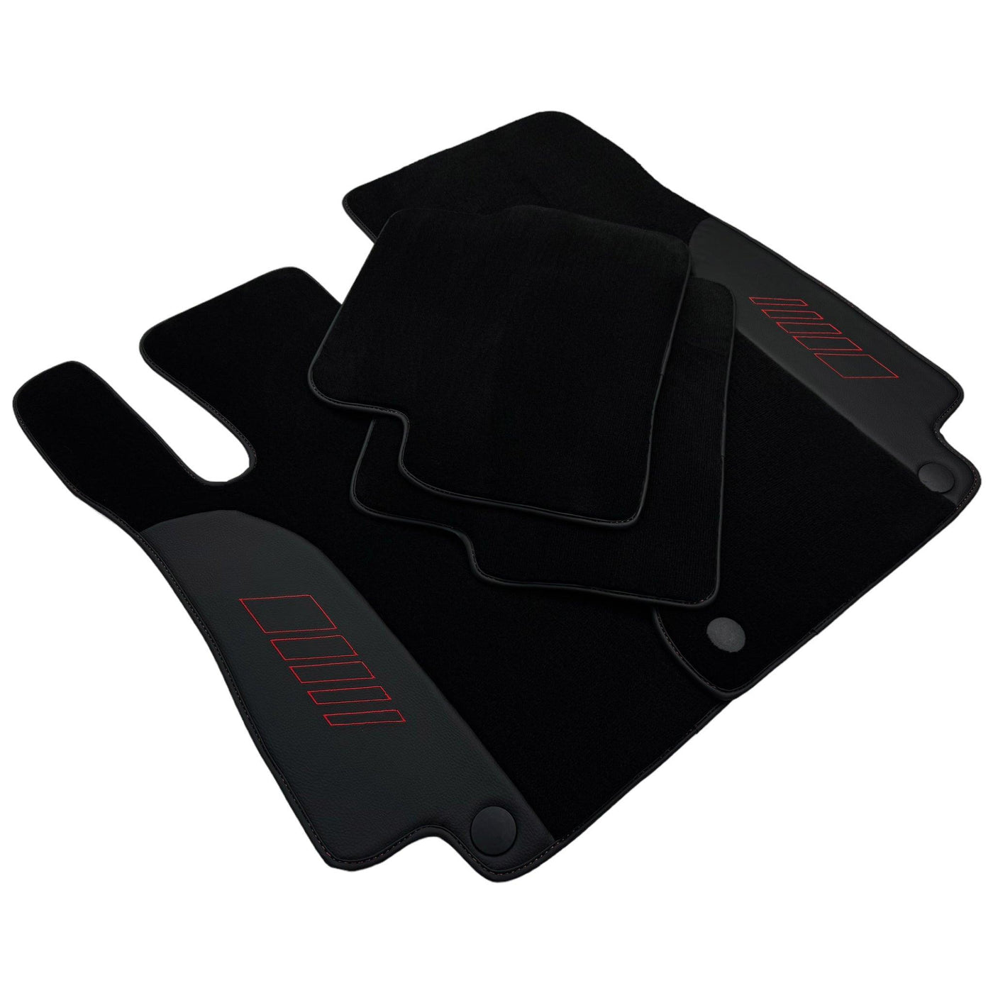 Black Floor Mats For Mercedes Benz E-Class W214 Sedan (2023-2024) Hybrid | AutoWin Edition - AutoWin